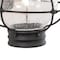 Vaxcel Chatham 1 Light Black Coastal Outdoor Wall Lantern Clear Glass OW21881TB - alternate 2